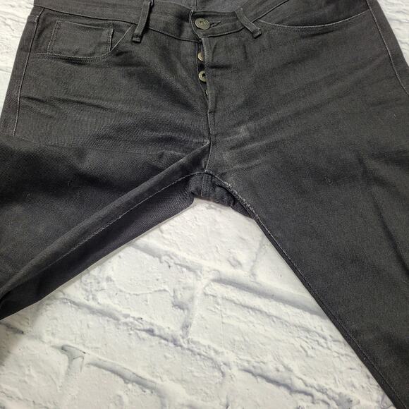 3x1 NYC M5 Button Fly Black Straight Leg Jeans size 29 - Picture 15 of 16